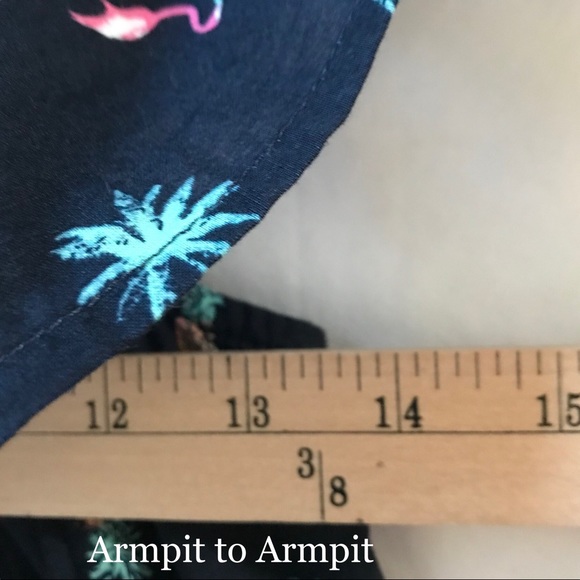 Abercrombie Kids off the Shoulder Flamingo Dress - Picture 4 of 6